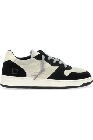 D.A.T.E. Sneakers, male, , 12 UK, Powder BeigeBlack Court 2.0 Trainers