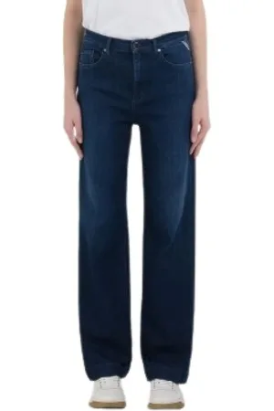 Replay Straight Jeans, female, , W27, Dark Denim Straight Leg Jeans