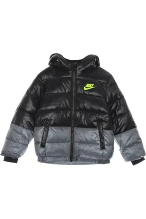 Nike Winterjackets, unisex, , 5 Y, Color Block Down Jacket with Hood