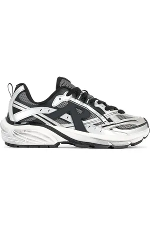 Represent Sneakers, male, , 7 UK, Silver Mesh Runner Trainers