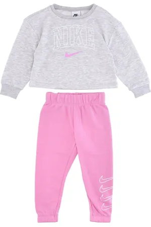 Nike Sport Sets, female, , 4 Y, Retro Rewind Crew & Jogger Set