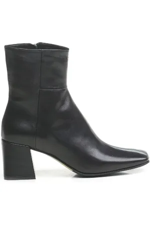 Pomme D´Or Heeled Boots, female, , 7 UK, Leather Ankle Boot with Rubber Insert