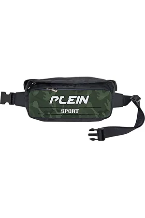 Philipp Plein Belt Bags, male, , ONE SIZE, Logo Print Hip Belt Waist Bag Medium Aips805