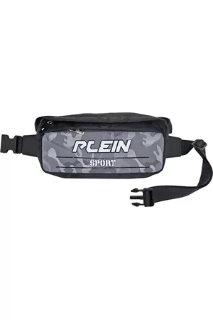 Philipp Plein Belt Bags, male, , ONE SIZE, Logo Print Hip Belt Waist Bag Medium Aips805