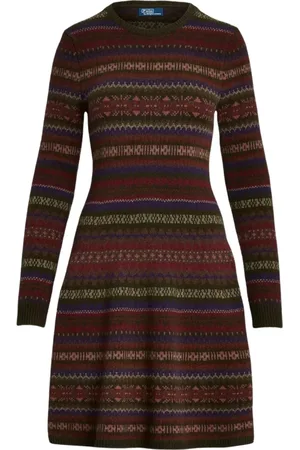 Ralph Lauren Flared Jumper dress in patterns