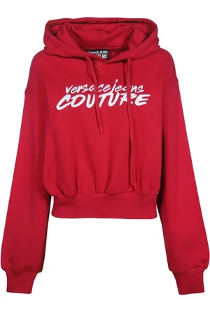 VERSACE Embroidered Cotton Hoodie