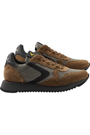 Valsport 1920 Sneakers, male, , 6 UK, Cordura Trainers Brown Lightweight Handmade