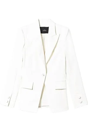 Twin-Set Blazers, female, , S, Satin Blazer with Button Closure