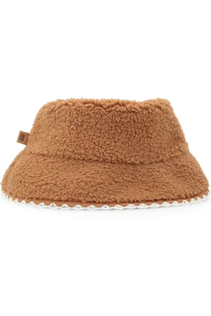 UGG Hats, female, , S/M, Fluffy Scalloped Hat in Chestnut