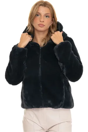 save the duck Winter Jackets, female, , 2XL, Reversible Short Harrington Jacket with Hood
