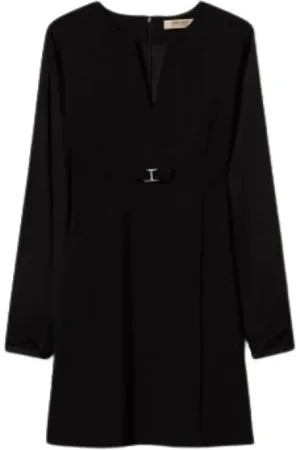 Twin-Set Short Dresses, female, , S, Milano Knit Short Dress