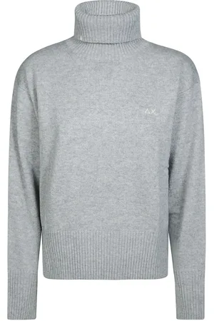 sun68 Turtlenecks, female, , M, Solid Turtle Neck Long Sleeve Top