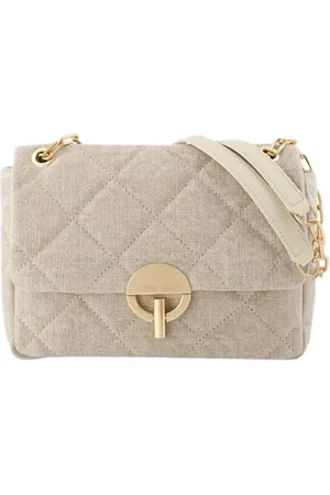 Vanessa Bruno Shoulder Bags, female, , ONE SIZE, Moon Bag - Linen