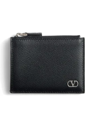 VALENTINO GARAVANI Wallets & Cardholders, male, , ONE SIZE, VLogo Wallet with Hammered Texture