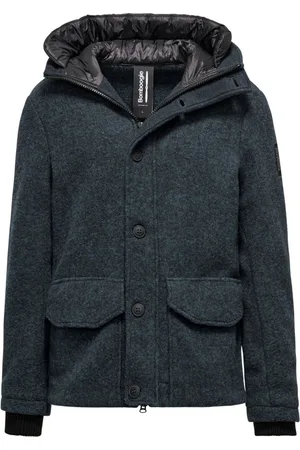 Bomboogie Wool Hooded Parka Jacket