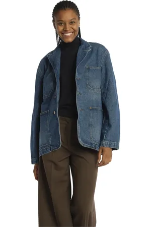 Soeur Denim Jackets, female, , S, Denim Blazer Jacket