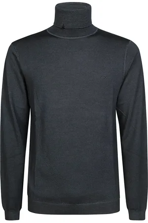 sun68 Turtlenecks, male, , XL, Vintage Plain Turtle T-shirt
