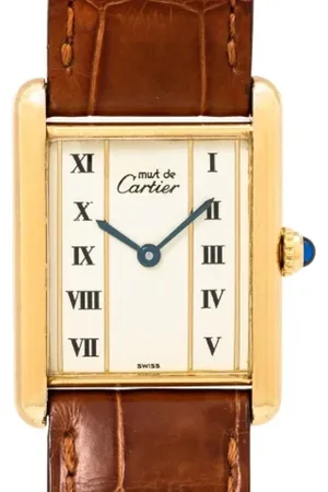 Cartier Pre-owned Watches, female, , ONE SIZE, Pre-owned Leather watches
