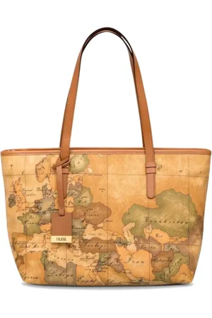 ALVIERO MARTINI 1A CLASSE Tote Bags, female, , ONE SIZE, Classic Geo Print Shoulder Bag