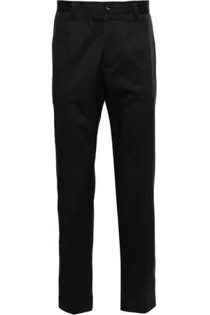 Dolce & Gabbana Mid-rise slim fit chinos midnight blue