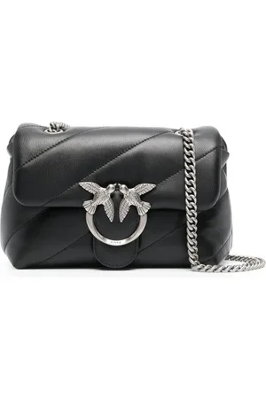 Pinko Quilted Leather Shoulder Bag
