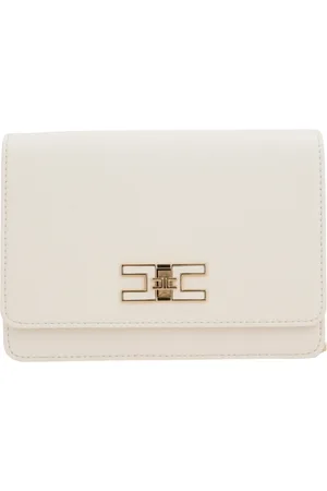 Elisabetta Franchi Butter Gold-tone Faux Leather Bag