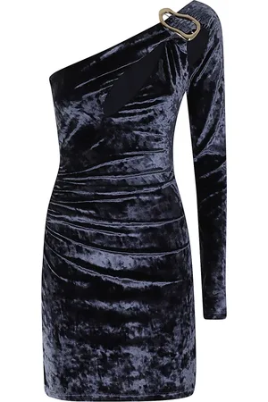 AMEN Short Dresses, female, , S, Velvet Buckle Dress