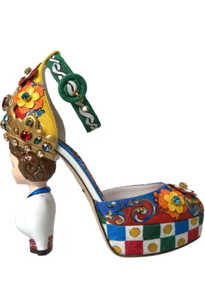 Dolce & Gabbana Carretto Platform Sandals