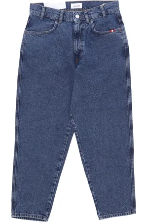 AMISH Loose-fit Jeans, male, , W28, Stone Wash Wide Leg Jeans
