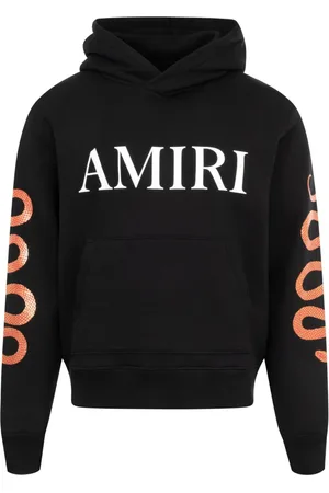 AMIRI Hoodies, male, , XL, Snake Print Hoodie Jumper