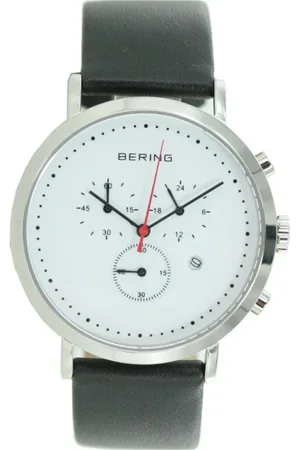 Bering Watches, unisex, , ONE SIZE, Unisex Analog Quartz Classic Collection Watch with Calf Leather Strap and Sapphire Glass 10540-404