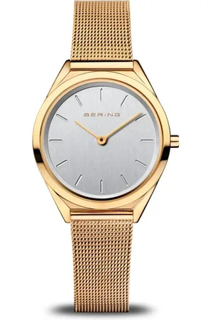 Bering Watches, female, , ONE SIZE, Unisex Watch Ultra Slim 31 mm 3 ATM Sapphire Glass Slim Design Milanese Bracelet 17031-334
