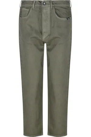 AMISH Slim-fit Jeans, male, , W35, Olive Branch Jeans