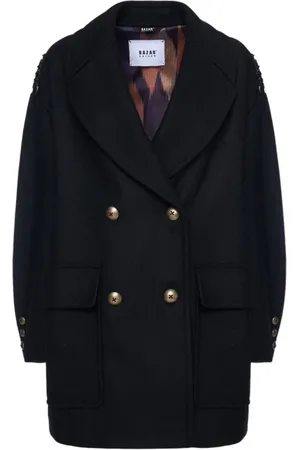Bazar Deluxe Double-Breasted Coats, female, , M, Donna Caban Overcoat