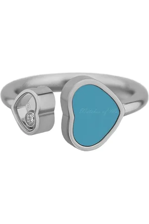 Chopard Happy Hearts Turquoise Diamond Ring
