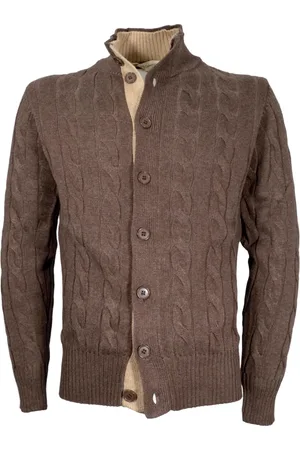 CASHMERE COMPANY Cardigans, male, , XL, Cashmere and Wool Cardigan