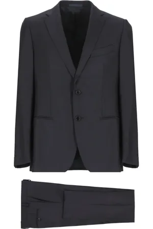 CARUSO Single Breasted Suits, male, , L, Wool Suit Jacket Classic Style