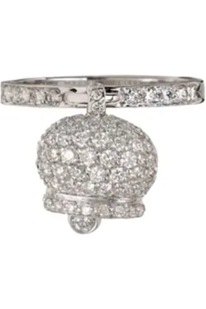 CHANTECLER Ring Bell IN White Gold AND Pave 