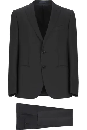 CARUSO Wool Suit Jacket with Trousers