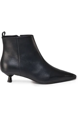 carmens Heeled Boots, female, , 3 UK, Leather Ankle Boots with Zip