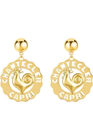 CHANTECLER Earrings, female, , ONE SIZE, Earrings Logo Gold