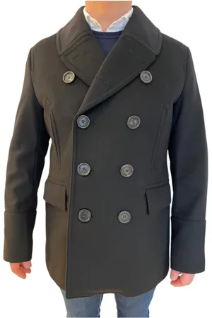 Burberry Cashmere Wool Coat with Horn Buttons