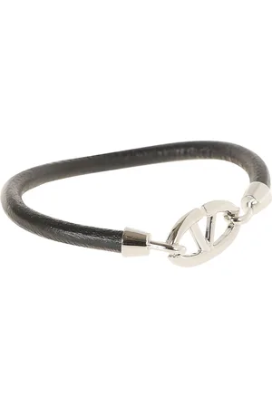 VALENTINO GARAVANI Bracelets, male, , M, Bold Leather VLogo Bracelet