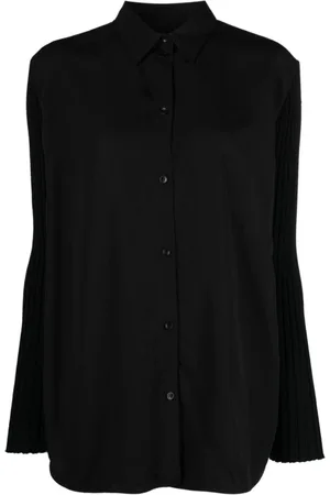 Totême Shirts, female, , XS, Stylish Bi Material Shirt