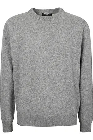 Daniele Fiesoli Round-neck Knitwear, male, , 2XL, Merino and cotton crewneck sweatshirt