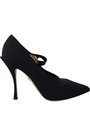 Dolce & Gabbana Crystal Mary Jane Sock Pumps