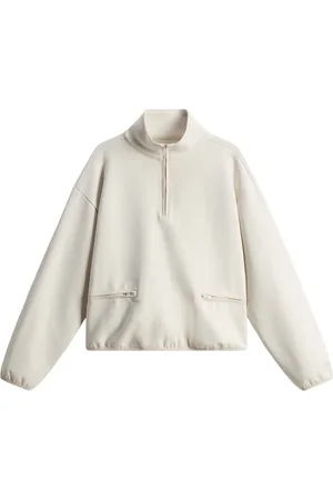 Woolrich Sweatshirts, female, , L, Cotton Blend High Neck Jumper