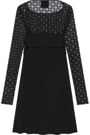 Givenchy Short Dresses, female, , M, Jersey and Tulle Dress