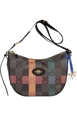 GUIDI Shoulder Bags, female, , ONE SIZE, Monogram Tartan Crossbody Bag for Women