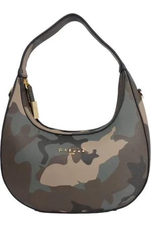 GAËLLE Shoulder Bags, female, , ONE SIZE, Camouflage Hobo Bag with Removable Strap